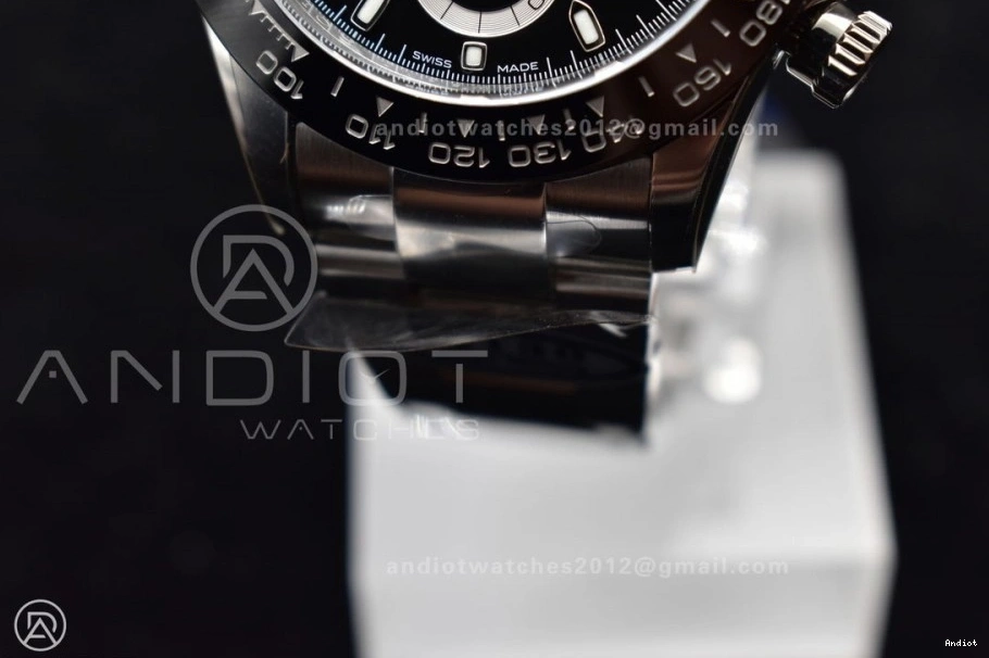 Case And TechFriendly Daytona Clean SS Bracelet 904L 728 116500 Black V3 Dial 0812